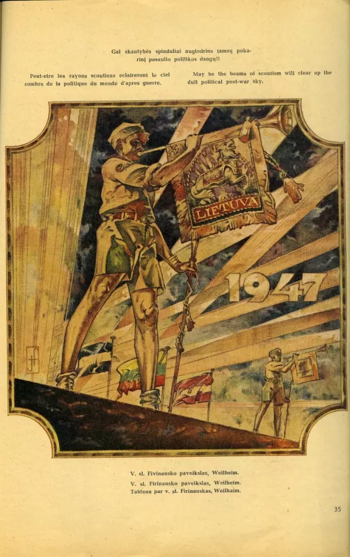 Į taikos rytojų! A la paix to peace! - The Lithuanian boy-scouts association in Germany, knyga 5