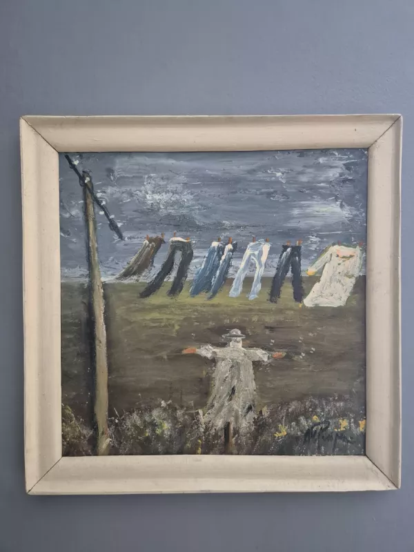 Algimantas Puipa paveikslas Kaliausė 40 cm x 40 cm. Kartonas, aliejus. - , namai ir interjeras 2