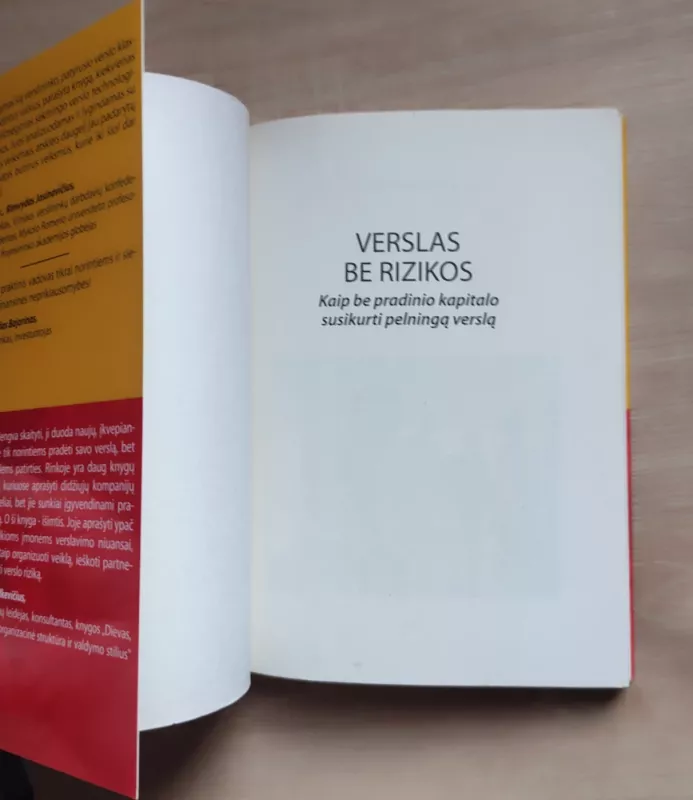 verslas be rizikos - Tomas Bagdonavičius, knyga 3