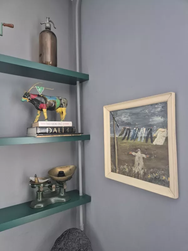 Algimantas Puipa paveikslas Kaliausė 40 cm x 40 cm. Kartonas, aliejus. - , namai ir interjeras 3