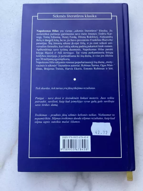 Mąstyk ir būk turtingas - Napoleon Hill, knyga 3