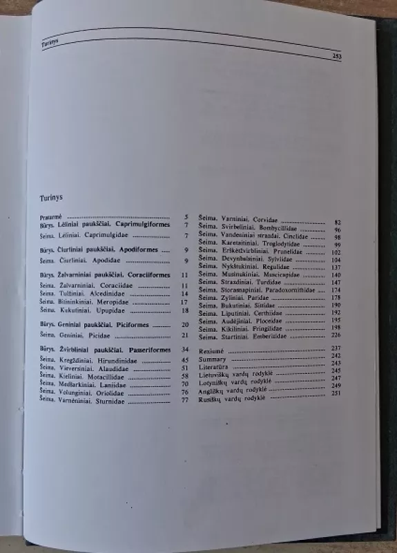 Lietuvos fauna. Paukščiai. 2 dalis - V. Logminas, ir kiti , knyga 3