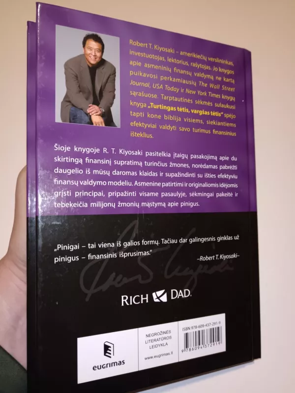 Turtingas tėtis, vargšas tėtis - Robert T. Kiyosaki, Sharon L.  Lechter, knyga 3