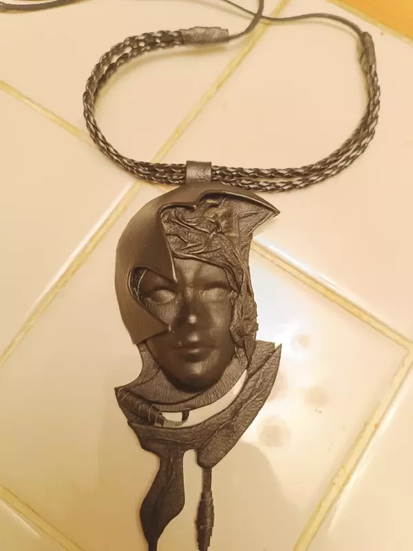 Kaklo papuošalas, odinis - , namai ir interjeras 3