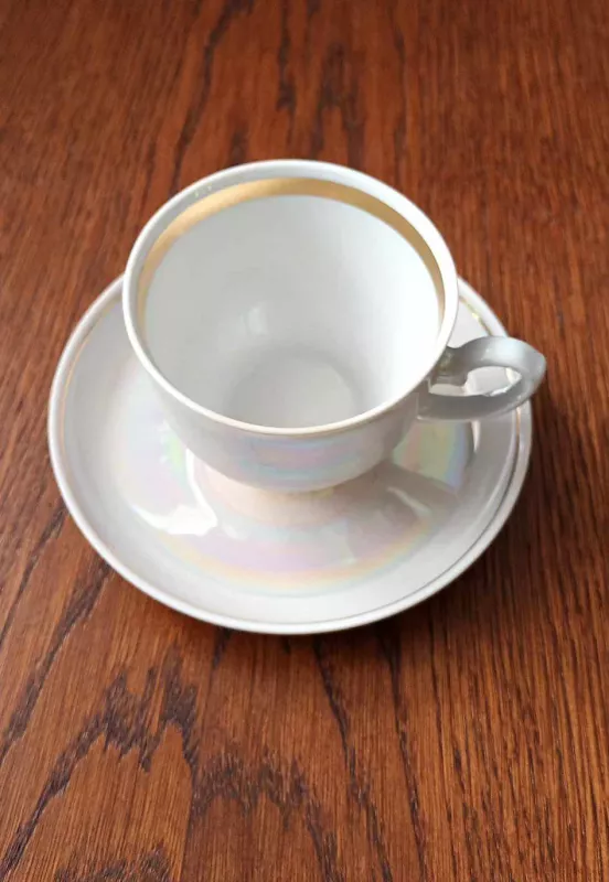 Puodeliai su lėkštute, 100ml, 3vnt, Minsko fabrikas - , namai ir interjeras 4