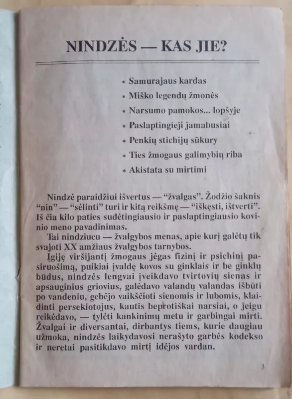 Nindzės - kas jie? - Eduardas Girčys, knyga 4