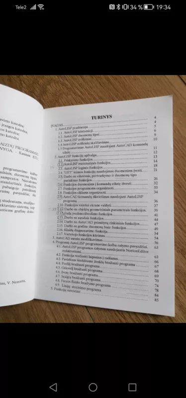 Grafinių vaizdų programavimas AutoLISP kalba - Ciuprinad, Nenorta, knyga 4