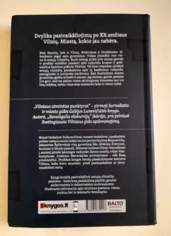 Vilniaus atminties punktyrai - Gabija Lunevičiūtė, knyga 3