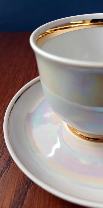 Puodeliai su lėkštute, 100ml, 3vnt, Minsko fabrikas - , namai ir interjeras 5