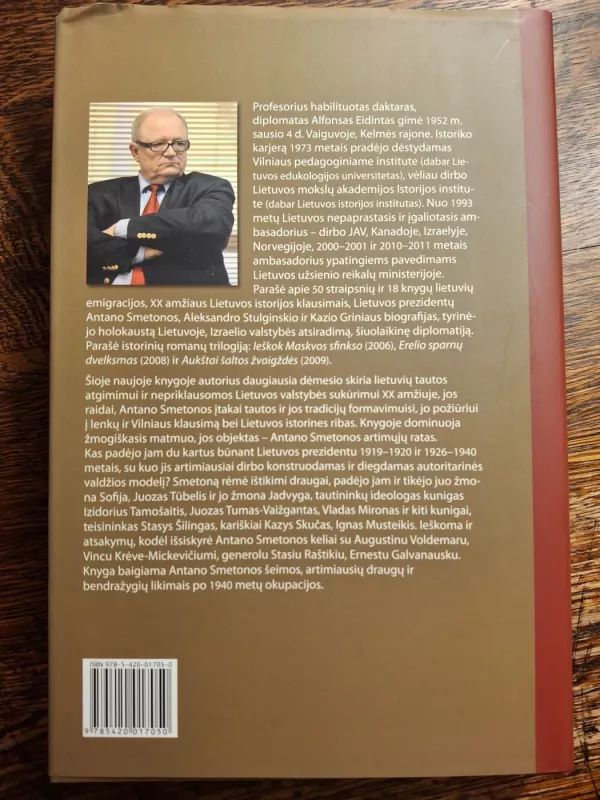 Antanas Smetona ir jo aplinka - Alfonsas Eidintas, knyga 5