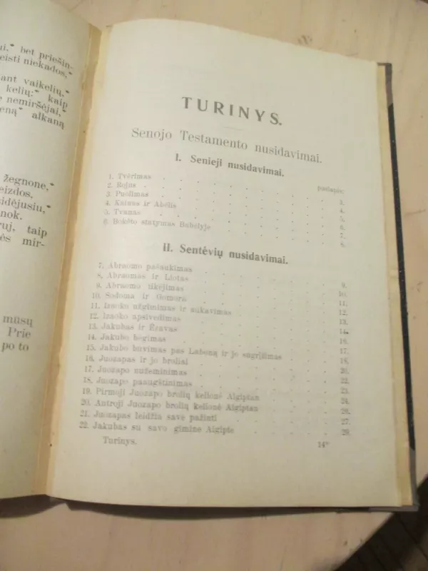 Sutrumpinti Senojo ir Naujojo Testamento nusidavimai - nera, knyga 6