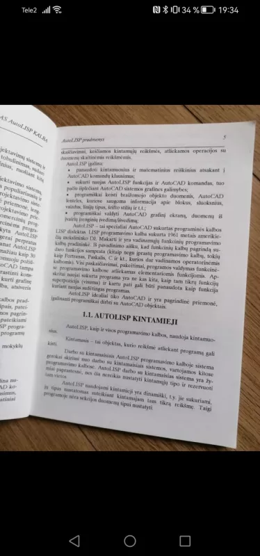 Grafinių vaizdų programavimas AutoLISP kalba - Ciuprinad, Nenorta, knyga 3