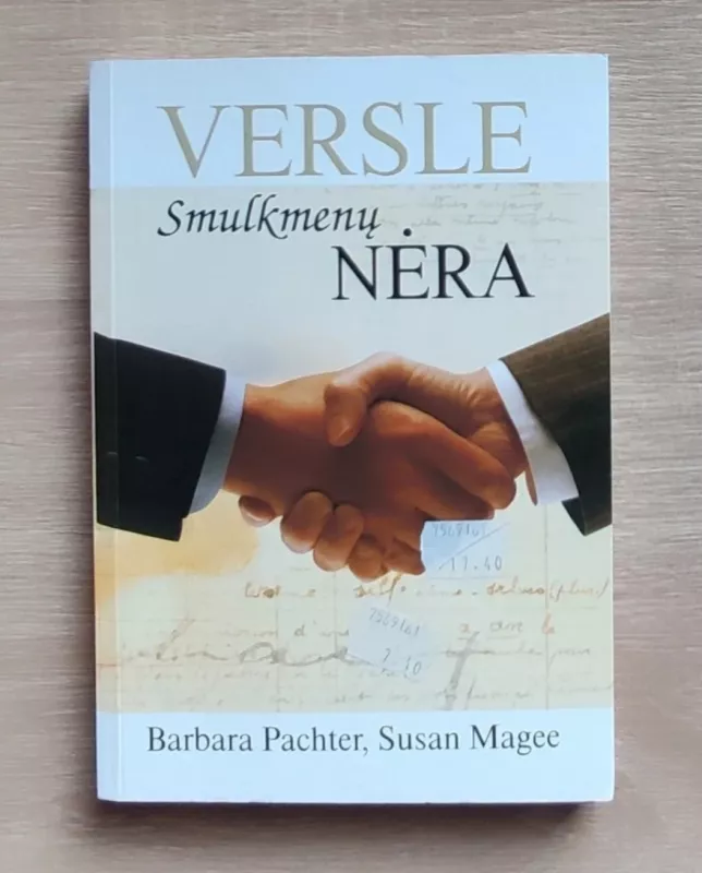 Versle smulkmenų nėra - Barbara Pachter, knyga 2