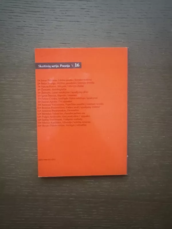 Eilėraščių rinkinys „METŪGĖS“ - Birutė Pūkelevičiūtė, knyga 5