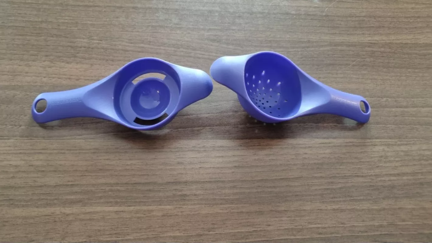 Tupperware. Mažas sietelis ir kiaušinio trynio-baltymo atskyrėjas. - , namai ir interjeras 4