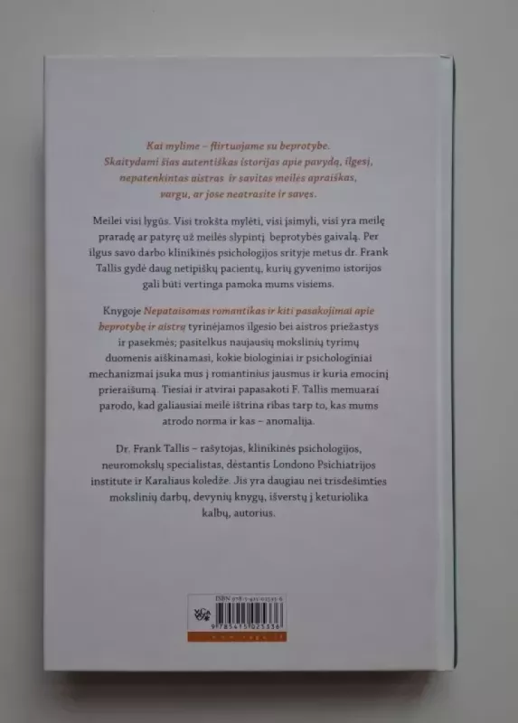 Nepataisomas romantikas - Frank Tallis, knyga 3