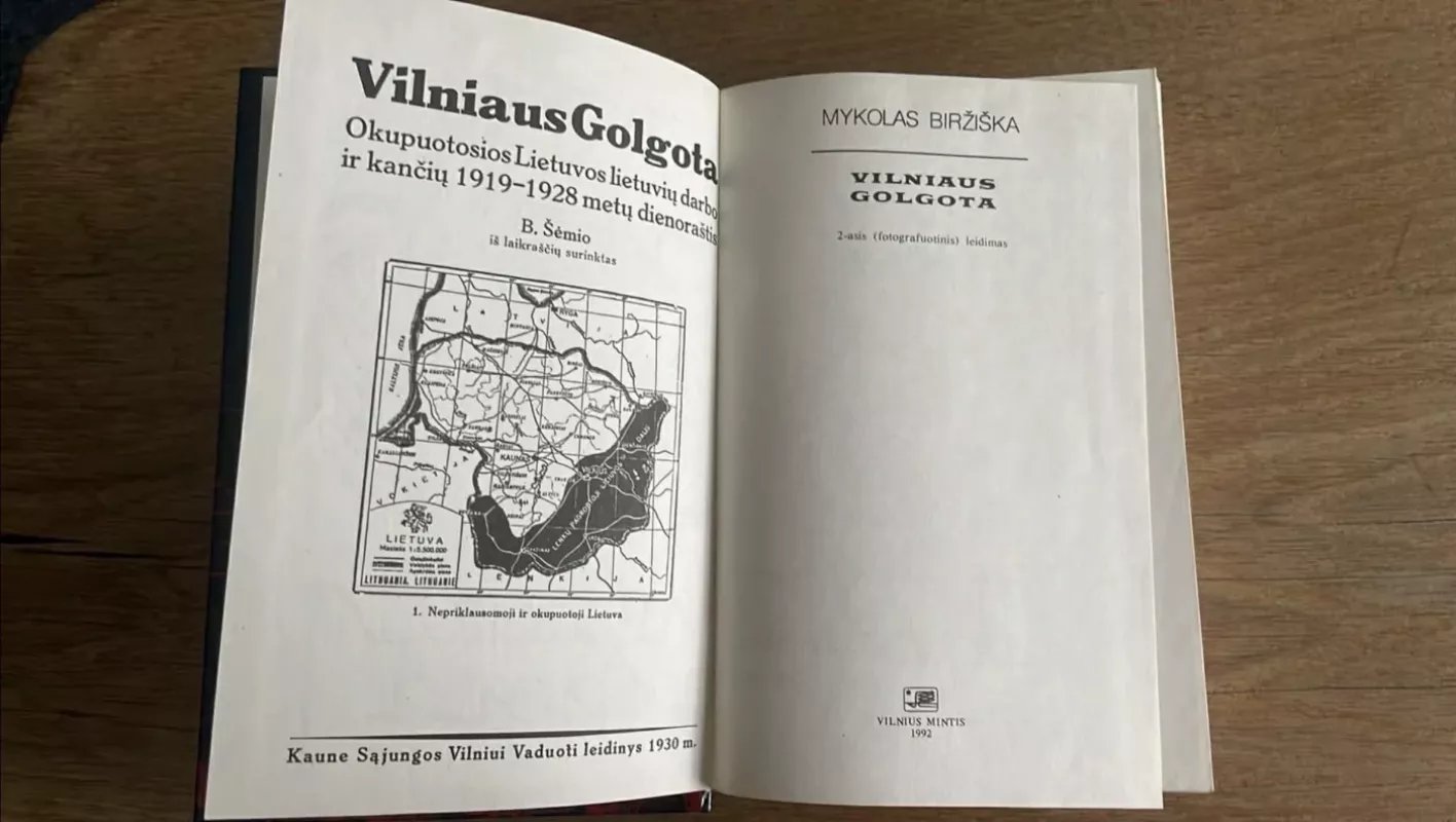 Vilniaus golgota - Mykolas Biržiška, knyga 4