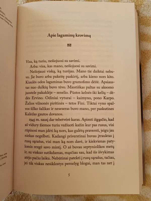 Amo sūpuoklės - Herta Müller, knyga 4