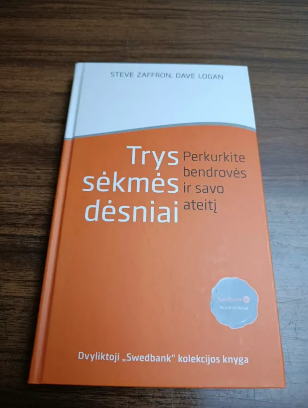 Trys sėkmės dėsniai: perkurkite bendrovės ir savo ateitį - Steve Zaffron, Dave  Logan, knyga 2