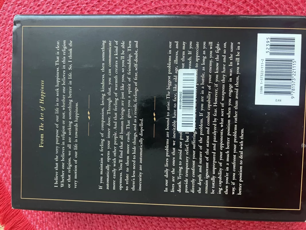 The art of happiness - Jo šventenybė Dalai Lama, Howard C. Cutler, M.D., knyga 3