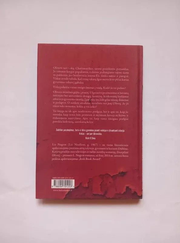 Išnarplioti Oliverį - Liz Nugent, knyga 3