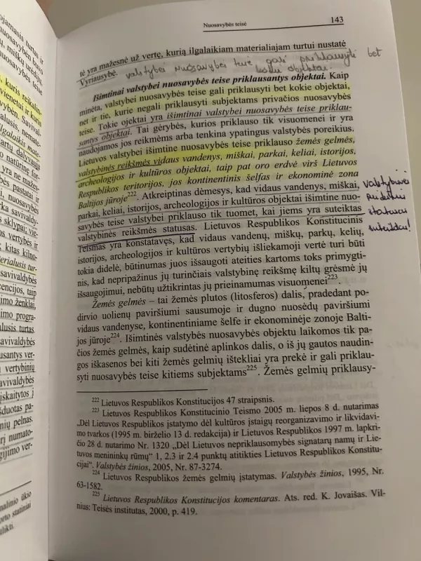 Daiktinė teisė - Egidijus Baranauskas ir kiti, knyga 3