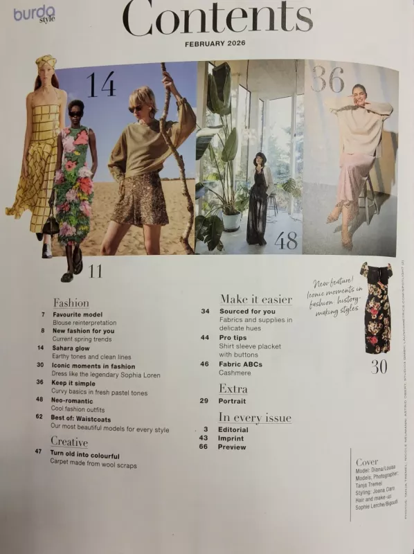 Burda 2026/02 style - Burda, knyga 3