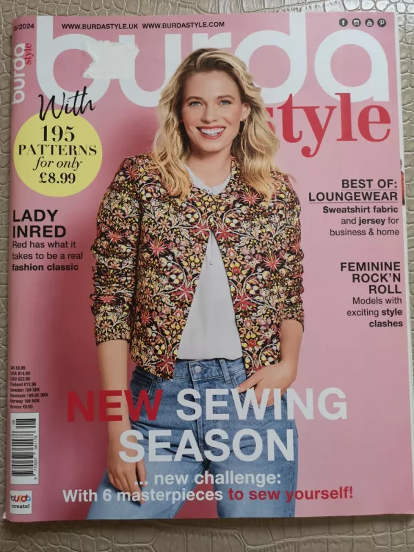 Burda 2024/08 style - Burda, knyga 2