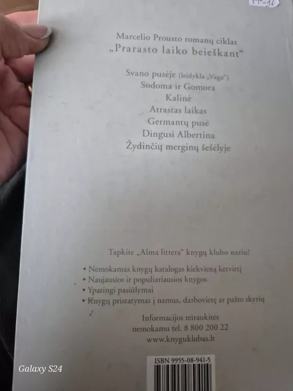 Dingusi Albertina - Marcel Proust, knyga 2