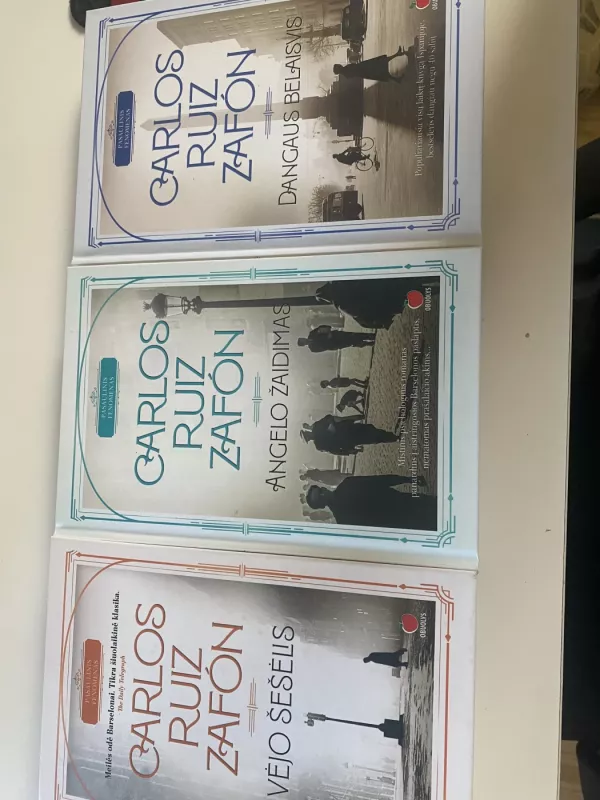 Vėjo šešėlis, Angelo žaidimas, Dangaus belaisvis - Carlos Ruiz Zafon, knyga 5