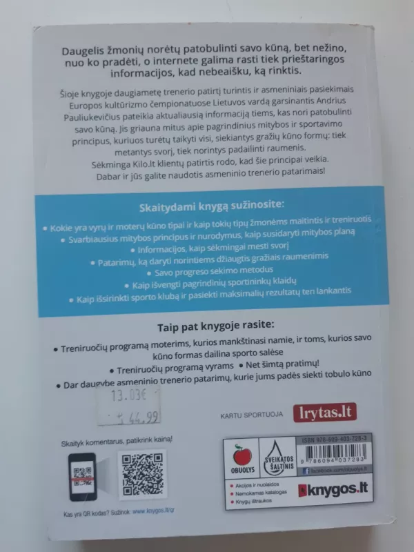 TOBULAS KŪNAS - Pauliukevicius Andrius, knyga 3