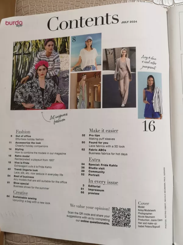 Burda 2024/07 style - Burda, knyga 5