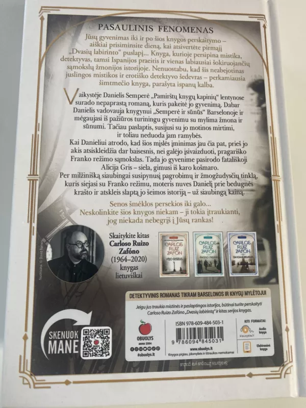 Dvasių labirintas - Carlos Ruiz Zafon, knyga 5