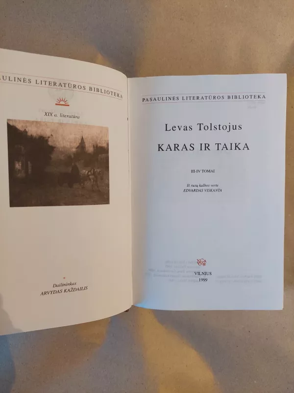 Karas ir taika (III–IV tomai) (Pasaulinės literatūros biblioteka 58a) - Levas Tolstojus, knyga 5