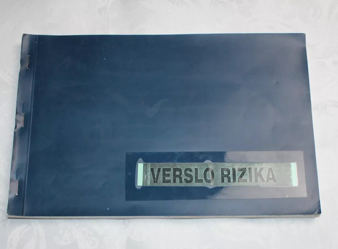 VERSLO RIZIKA - Vilniaus technikos universitetas, knyga 2