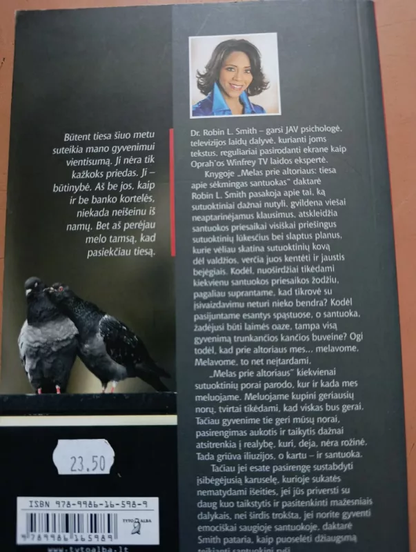 Melas prie altoriaus: tiesa apie sėkmingas santuokas - Robin Smith, knyga 4