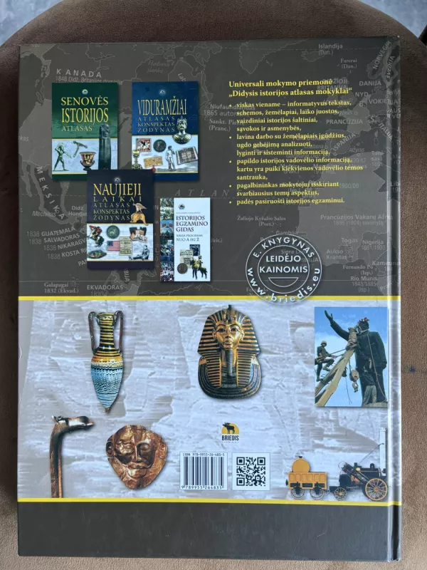 Didysis istorijos atlasas mokyklai - Arūnas Latišenka, Antanas Meištas, Ignas Kapleris, knyga 3