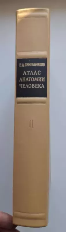 Sinelnikov. Žmogaus anatomijos atlasas II (rusų k.) 1979 - R.D.Sinelnikov, knyga 3