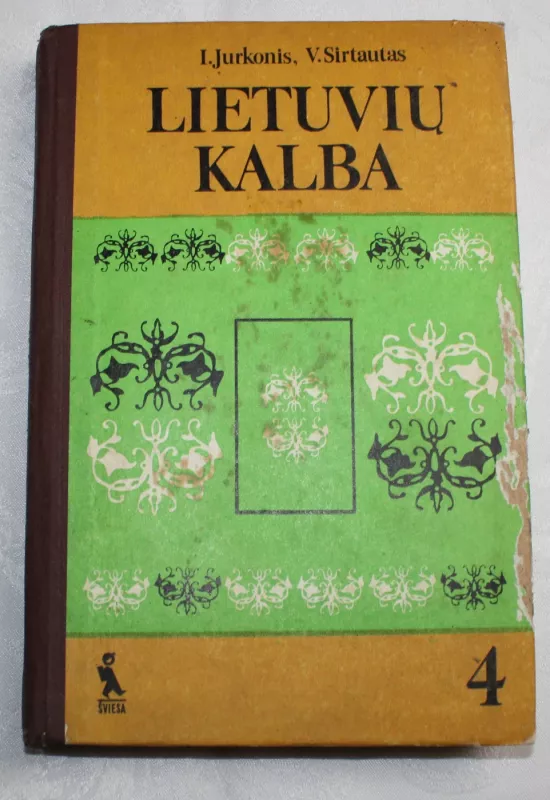 Lietuviu kalba 4 - I. Jurkonis, knyga 2