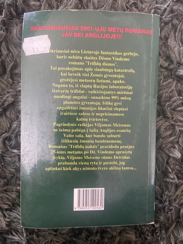 Trifidų naktis (264) - Simon Clarke, knyga 4