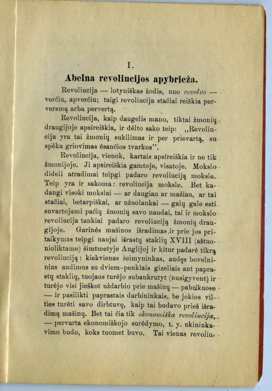 Revoliucija. Jos prasmė, priežastys ir pamatas - Juozas Baltrušaitis-Mėmelė, knyga 3