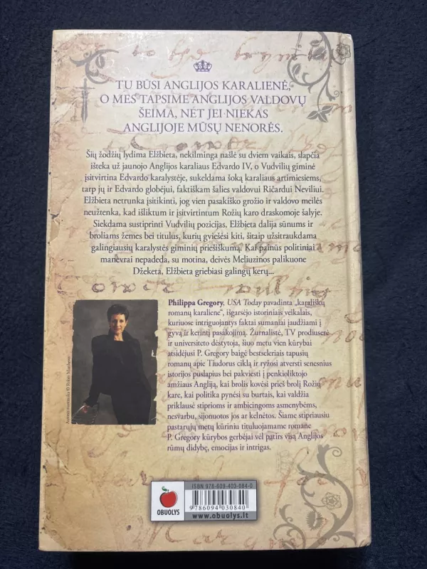 Baltoji karalienė - Philippa Gregory, knyga 3