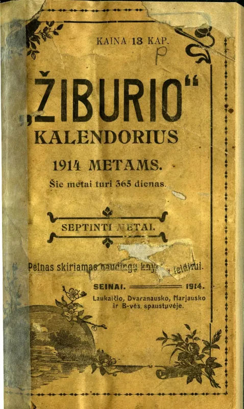 ,,Žiburio“ kalendorius 1914 metams - Autorių kelektyvas, knyga 2