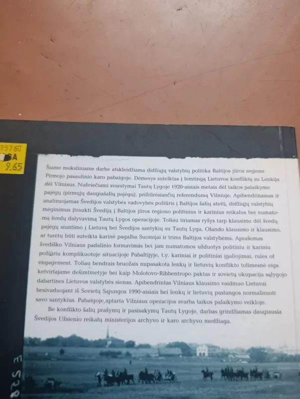 Vilniaus konfliktas - Sture Theolin, knyga 4