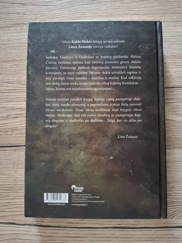 Kniūkiai, arba dingusių kojinių paslaptis - Lina Žutautė, knyga 3