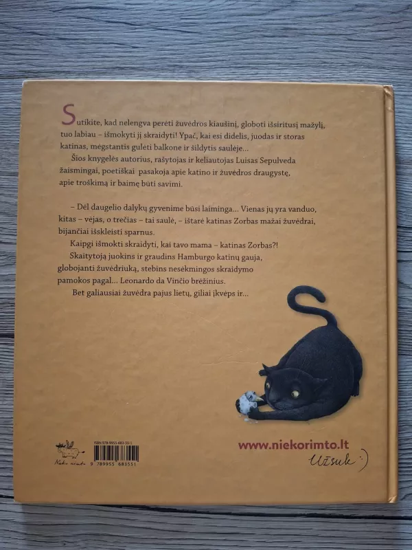 Apie žuvėdrą ir katiną, kuris išmokė ją skraidyti - Luis Sepulveda, knyga 3