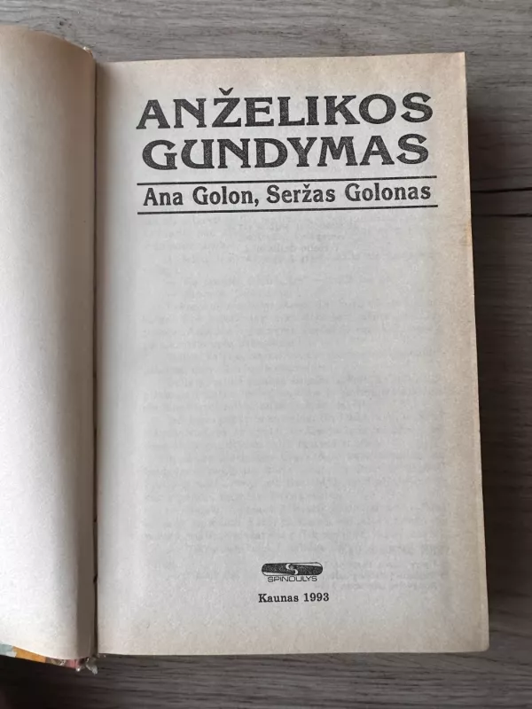 Andželikos gundymas - Ana Golon, Seržas  Golon, knyga 3