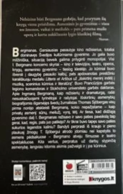 INGMARAS BERGMANAS: MEILĖ, SEKSAS IR IŠDAVYSTĖ - Thomas Sjöberg, knyga 4