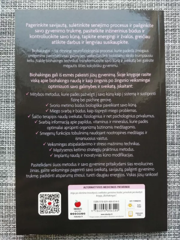 BIOHAKINGAS: iššifruokite savo potencialą – perprogramuokite genus ir 100 % optimizuokite savo sveikatą - Dainora Krasavičiūtė, knyga 3