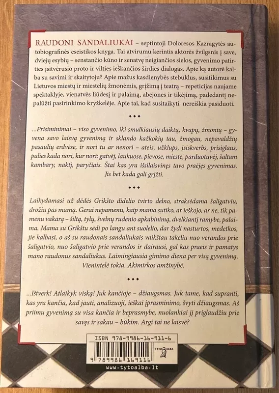 Raudoni sandaliukai - Doloresa Kazragytė, knyga 3